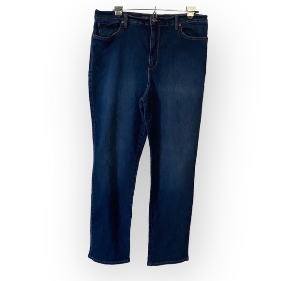 Gloria Vanderbilt Jeans Women’s 14‎ Average Blue Amanda Dark Wash - Picture 1 of 12